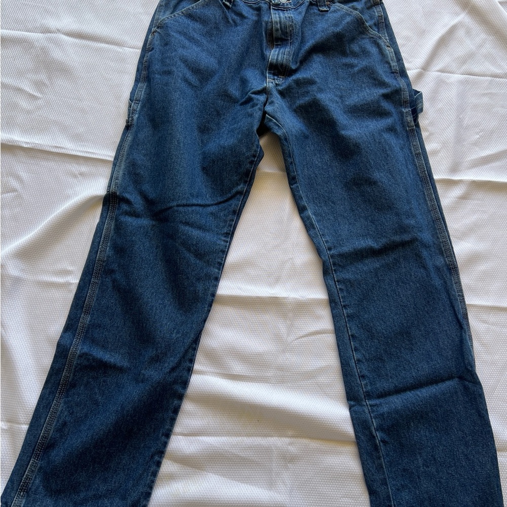 Wrangler Men's Carpenter Blue Denim Jeans
